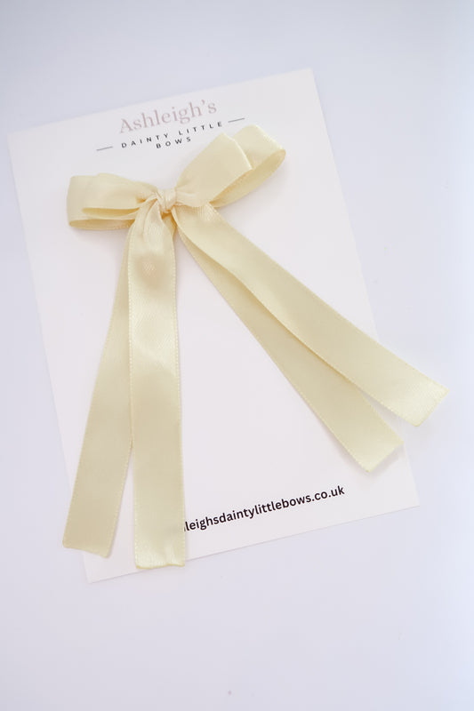 Double lemon ribbon bow