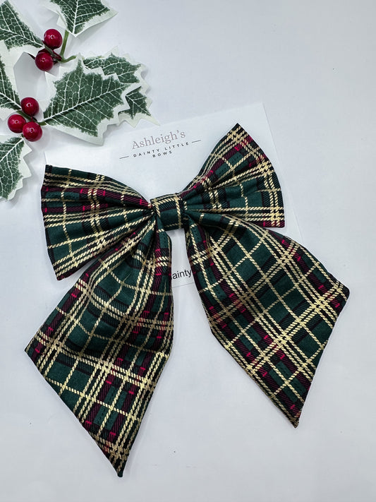 Green tartan sailor