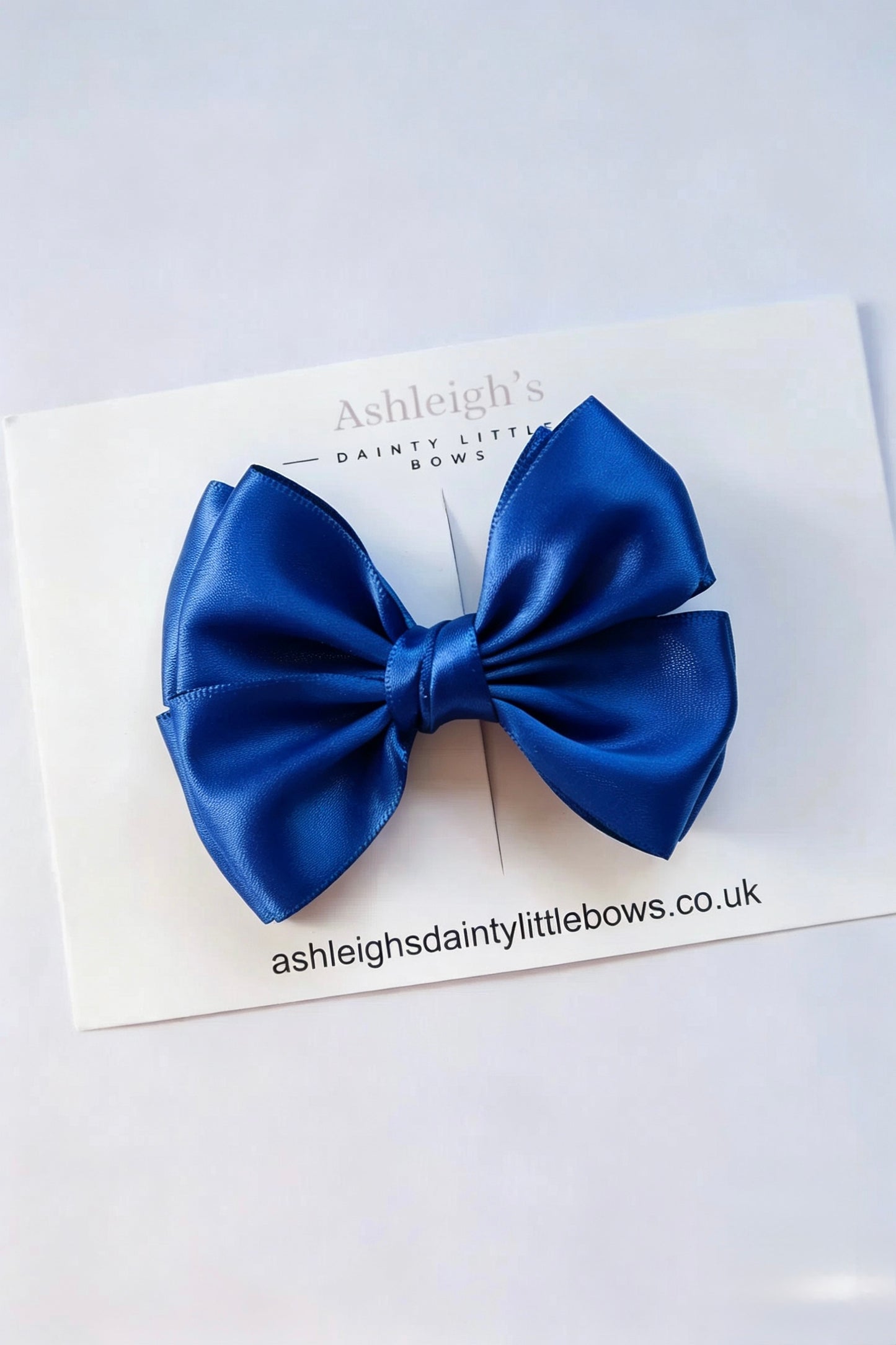 Double flutter satin bow (9 colours available)