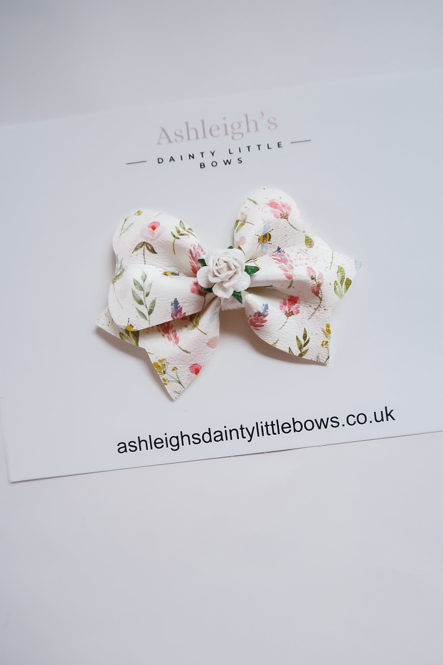 Spring flower hali bow