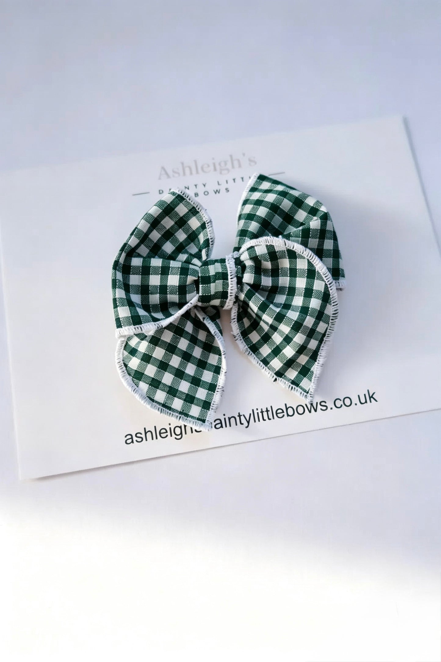 Fable gingham bow (9 colours available)