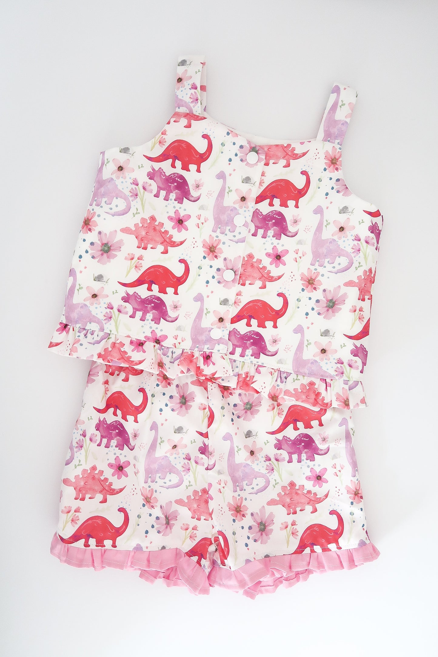 Dino short top set age 4