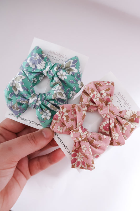 Handtied lizzy bows