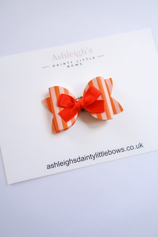Midi orange bow