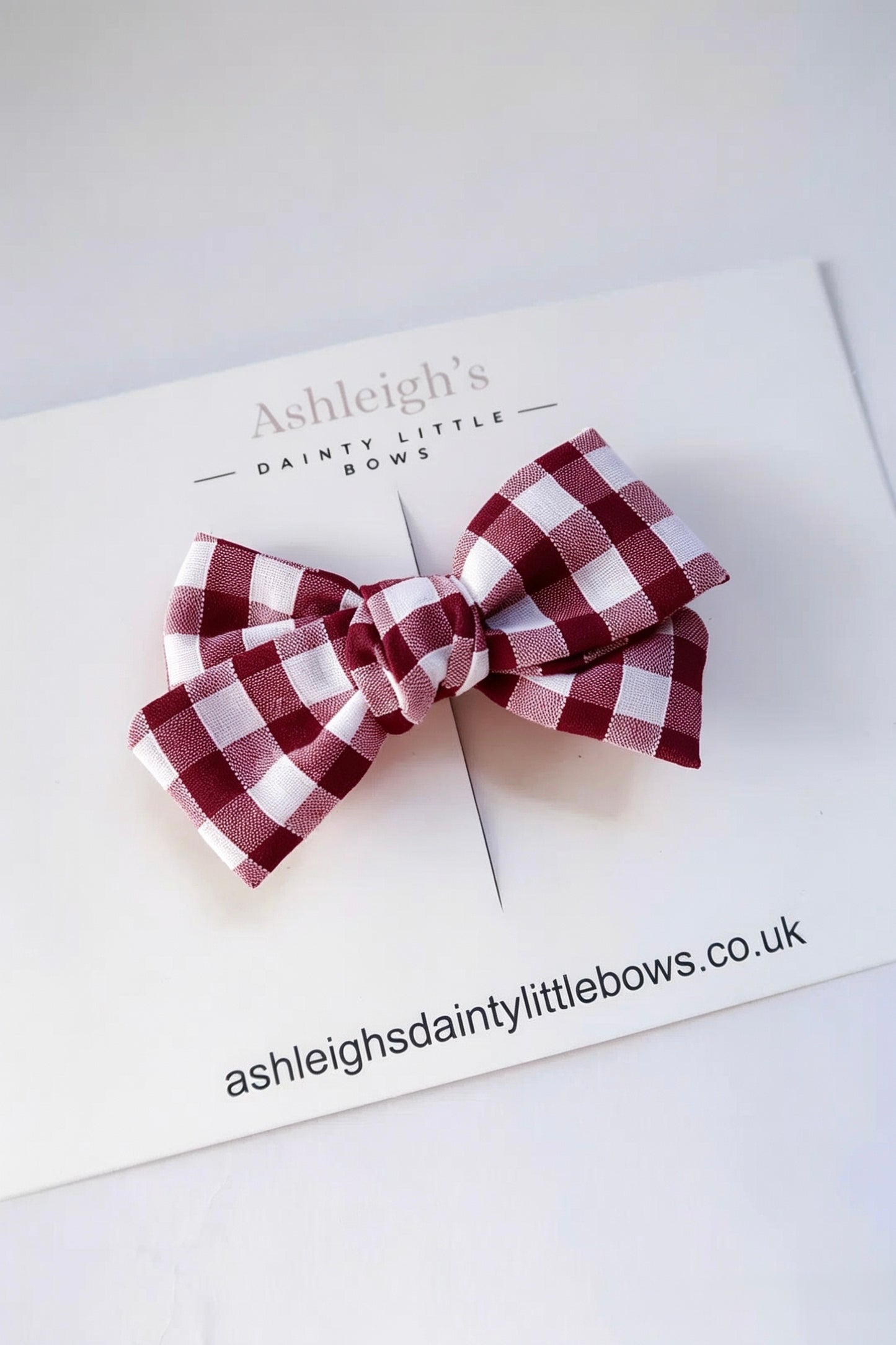 Hand tied bow (9 colours available)