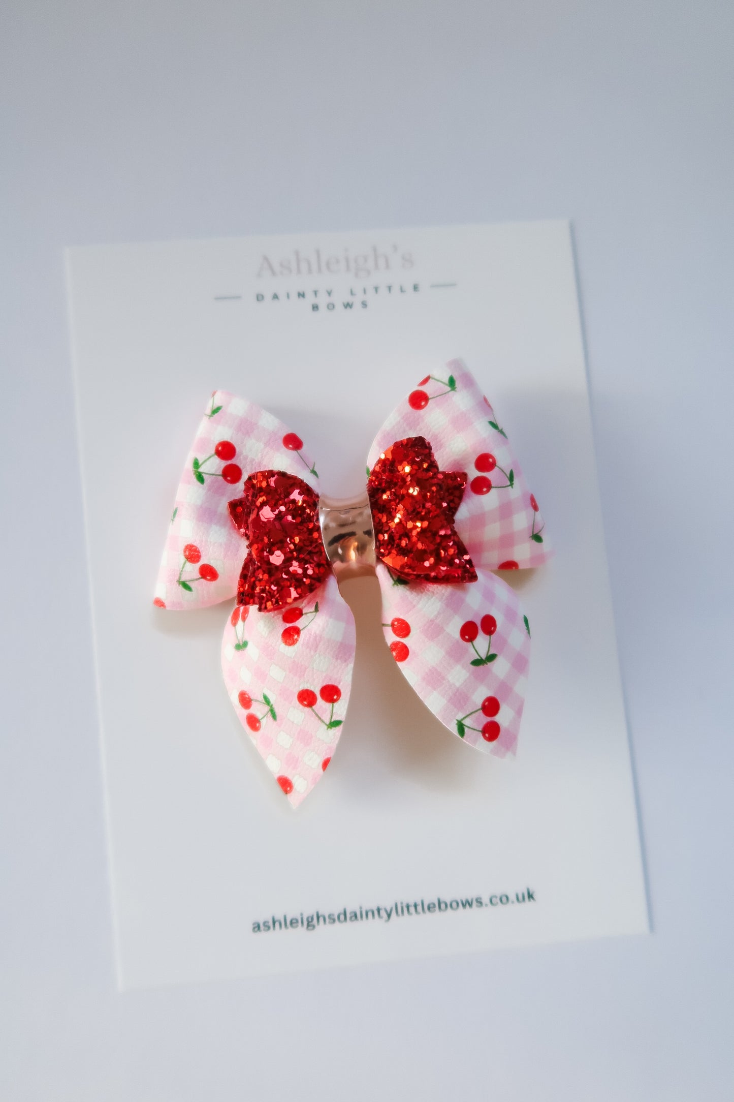 Cherry princess bow