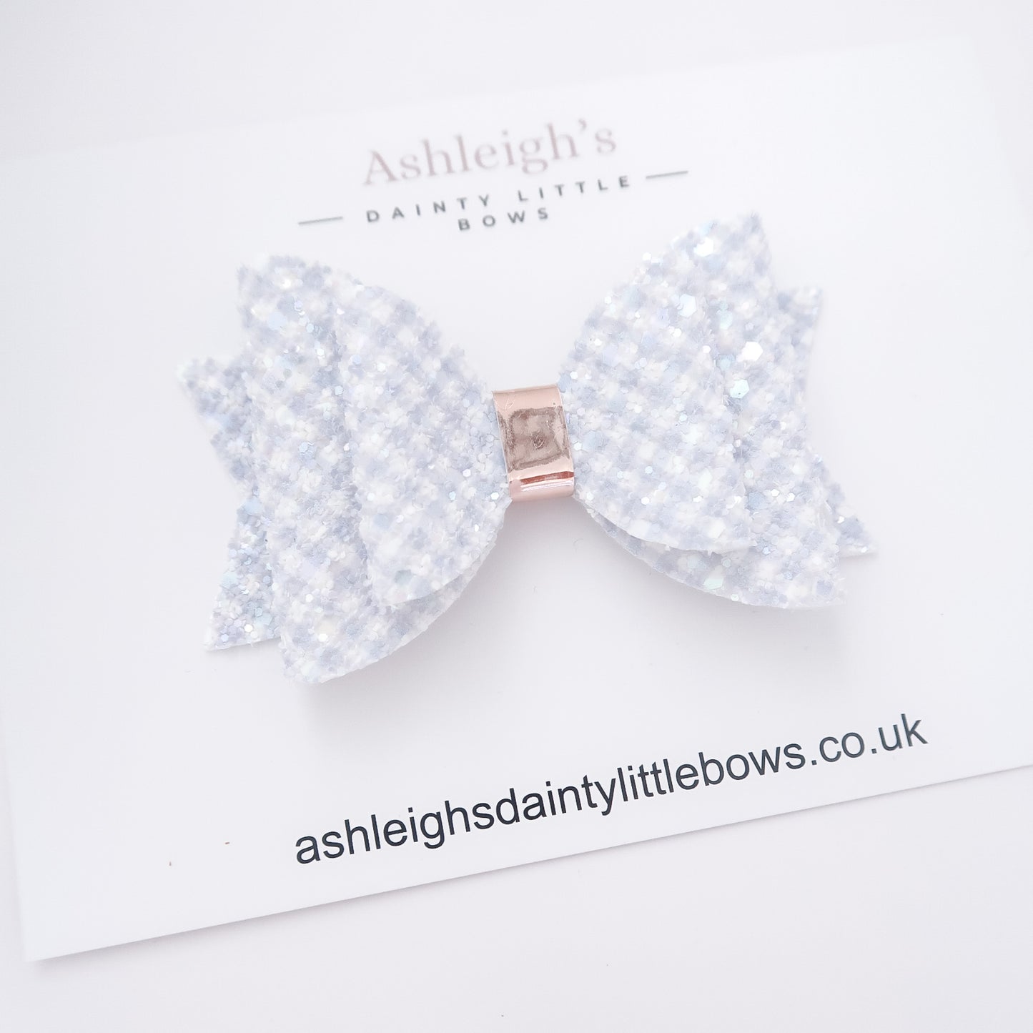 Glitter blue gingham Dollie