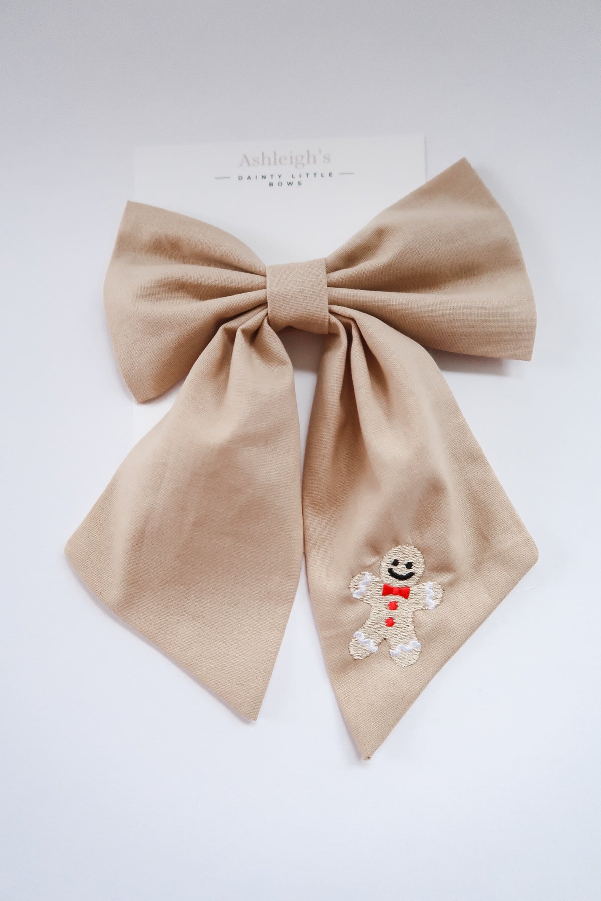 Gingerbread large sailor bow