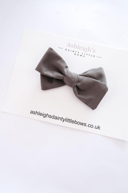 Hand tied plain school bows