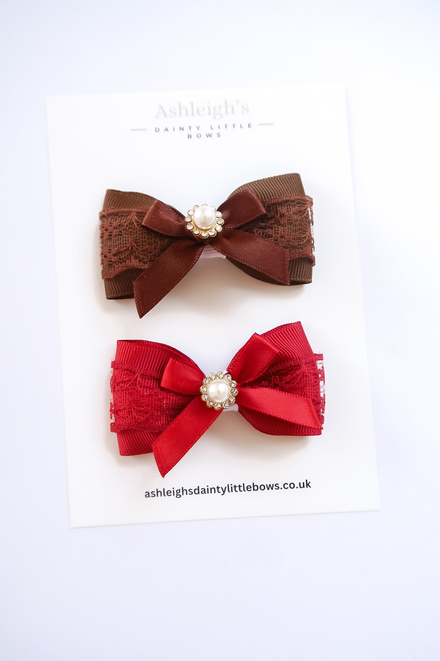 Lacey gem bow