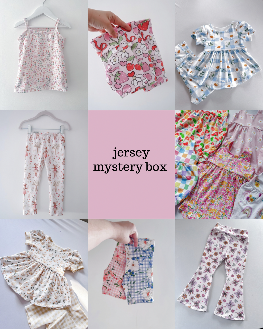 Jersey mystery fabric box