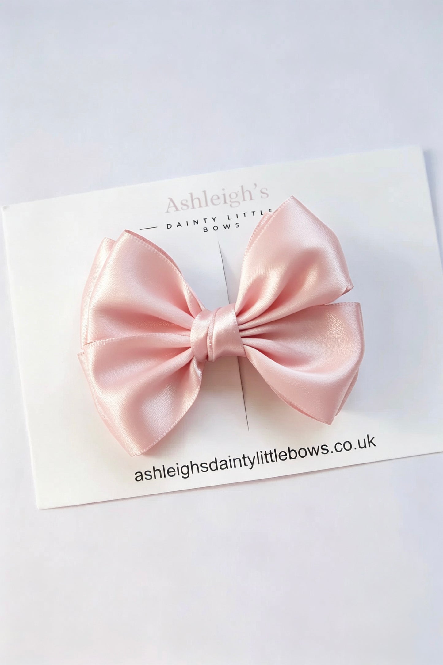 Double flutter satin bow (9 colours available)