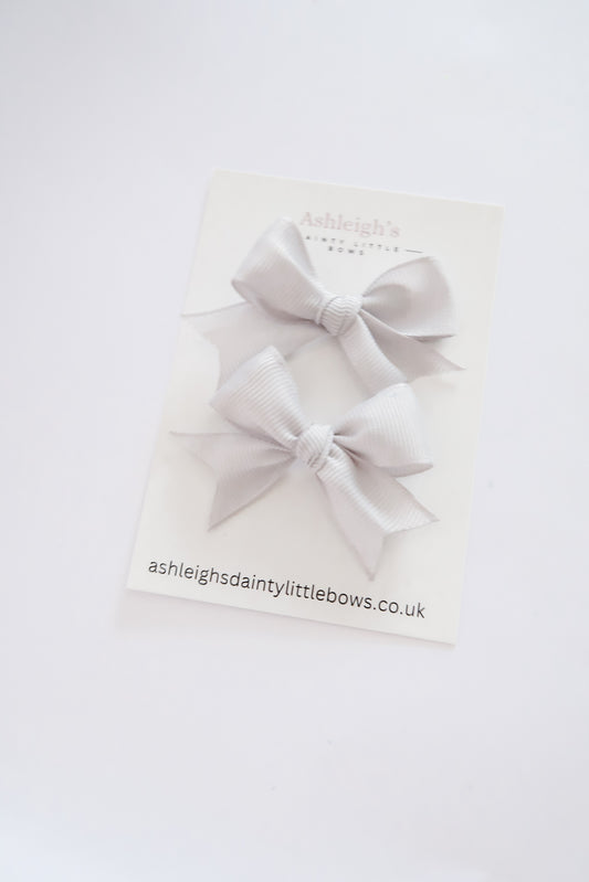 Classic grey ribbons
