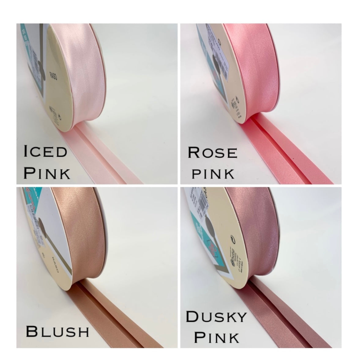 Flutter satin bows (36 colours available)