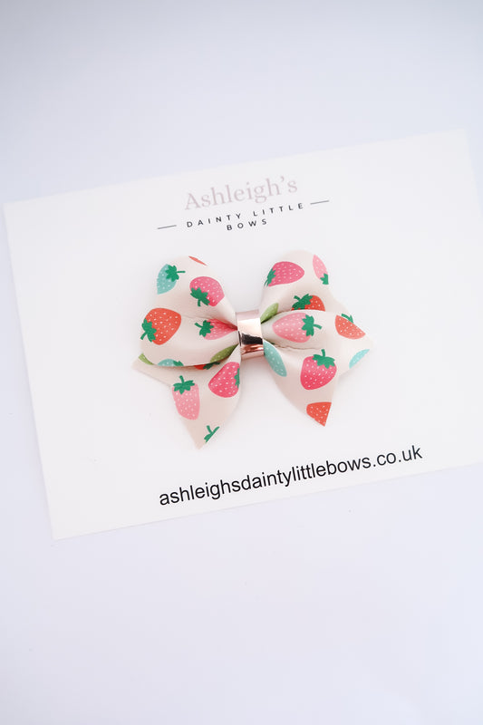 Strawberry hali bow