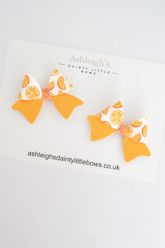 Orange blooms
