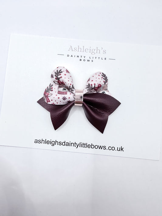 Miss reindeer hali bow