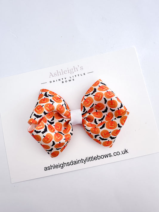 Pumpkin boutique bow