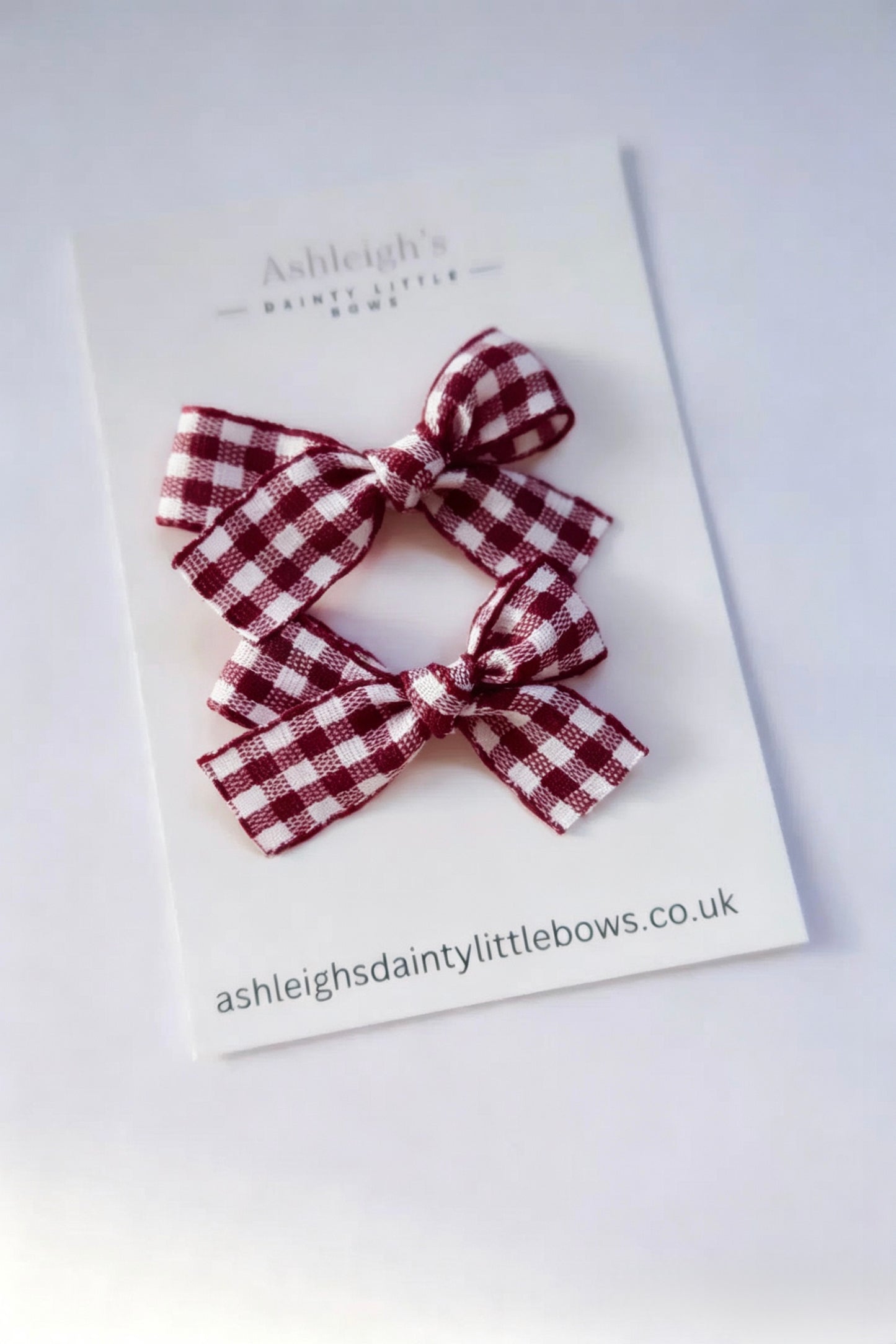 Mini hand tied bow (8 colours available)