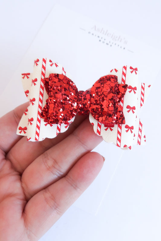 Red present bow