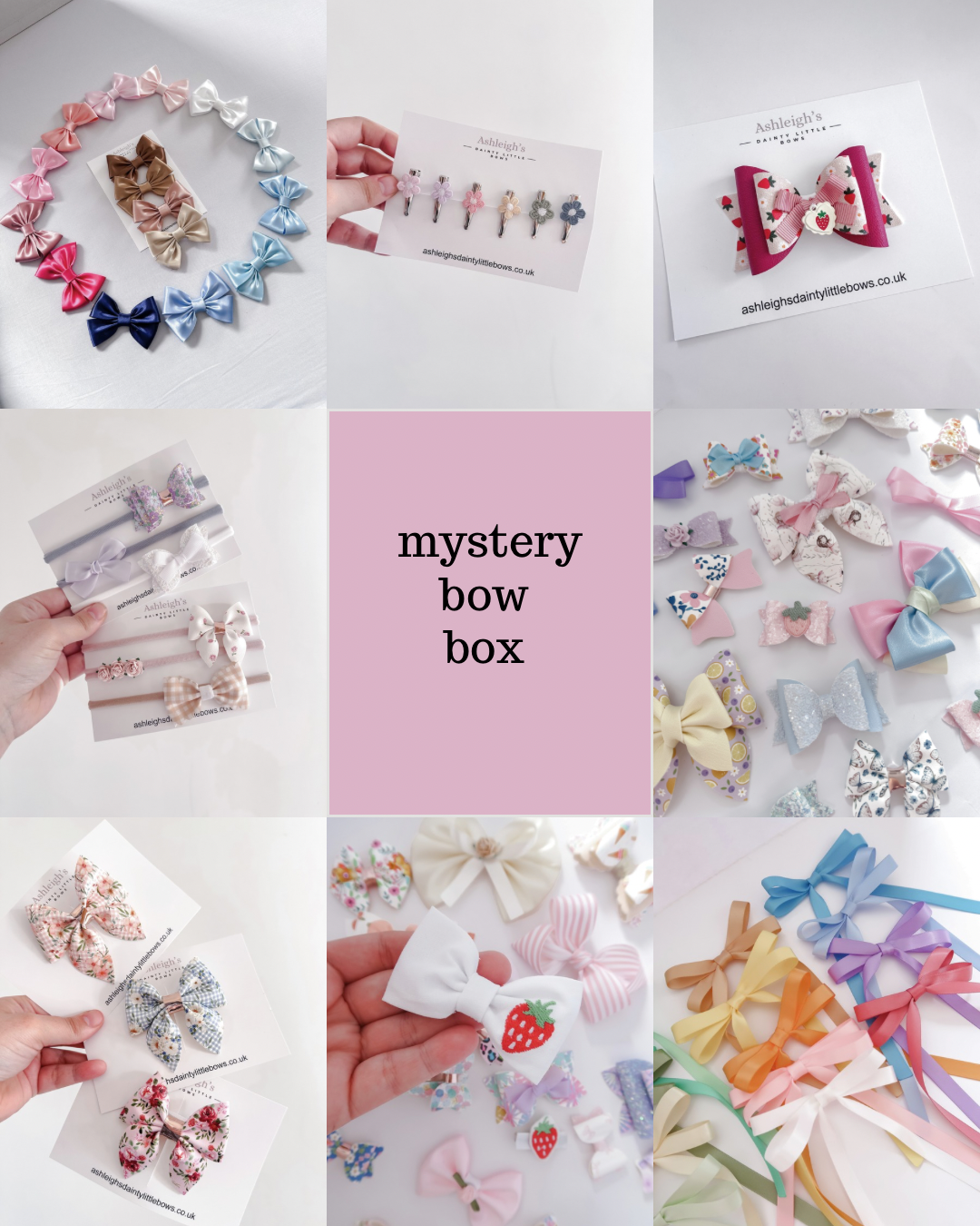 Mystery box of bows