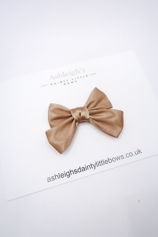 Gold mini florence bow