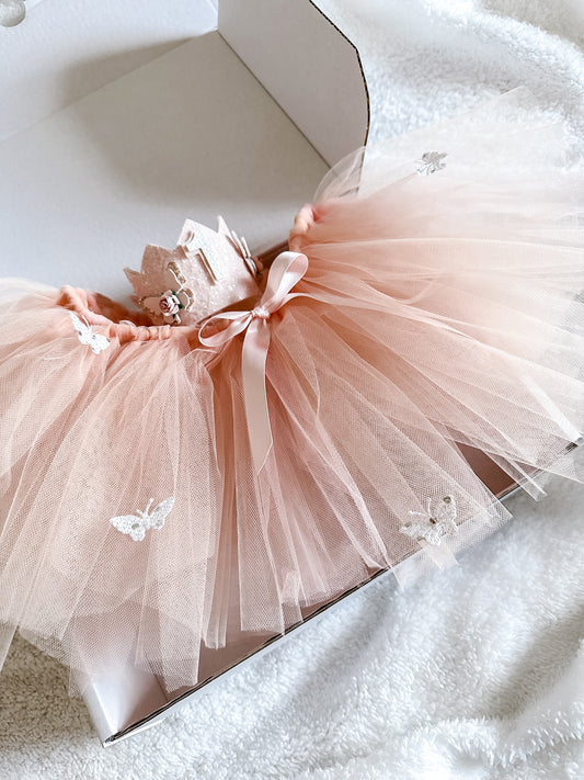 Blush butterfly pink birthday