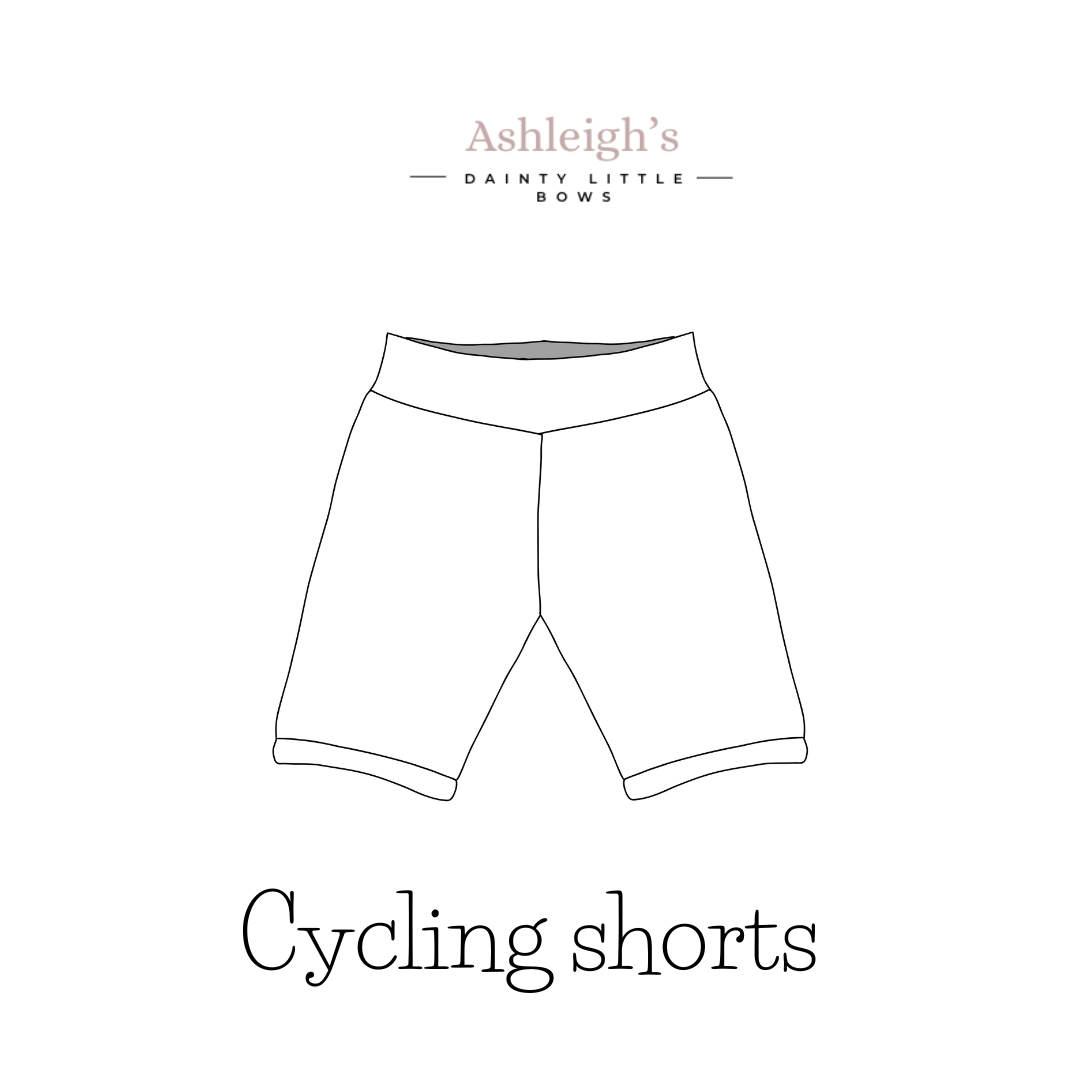 Cycling shorts slot