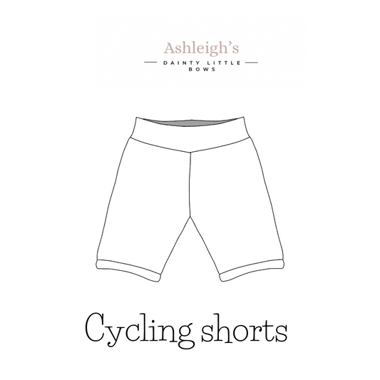 Cycling shorts slot