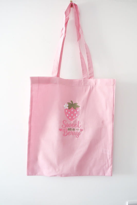 Sweet as a berry tote bag