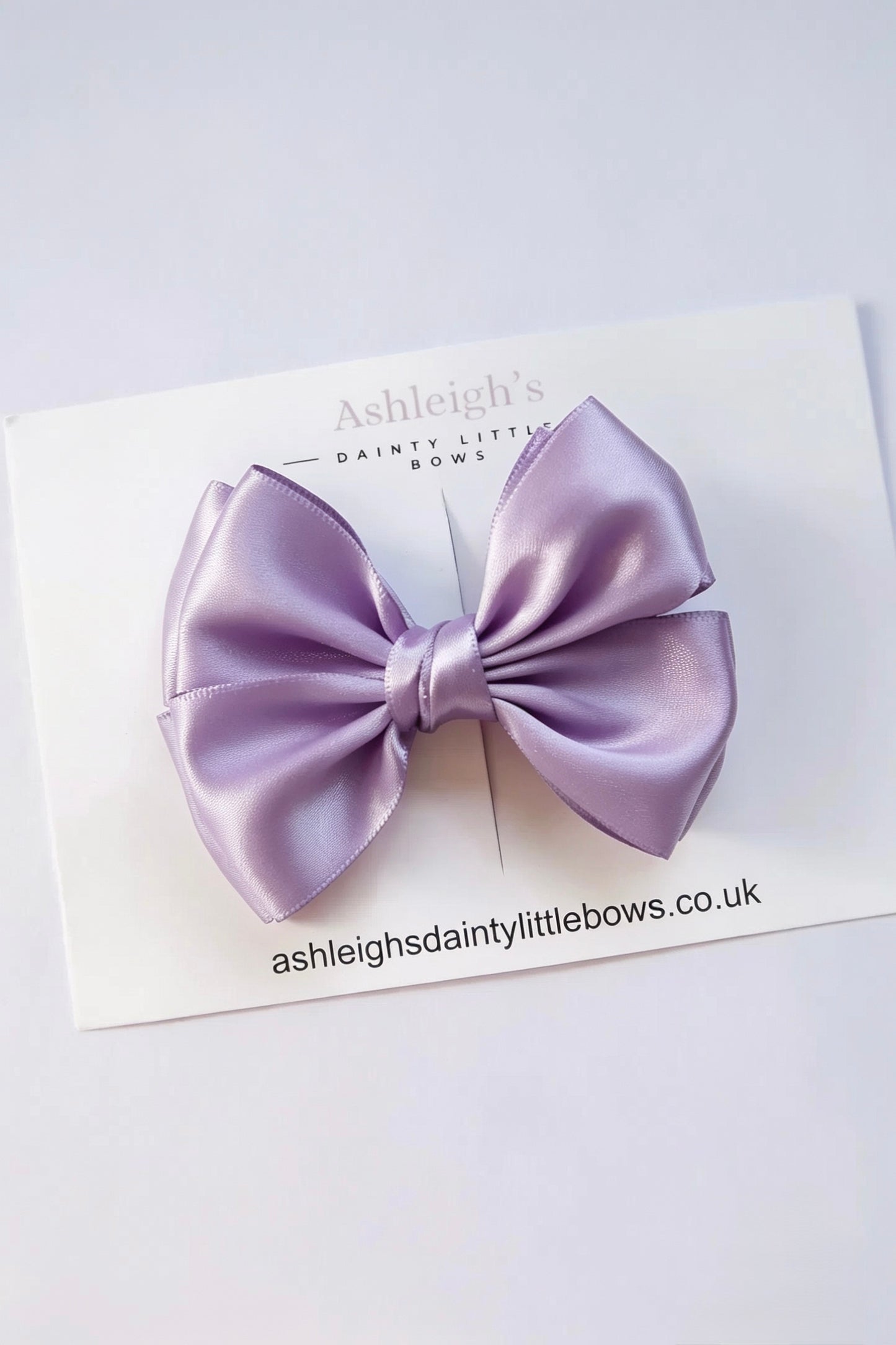 Double flutter satin bow (9 colours available)
