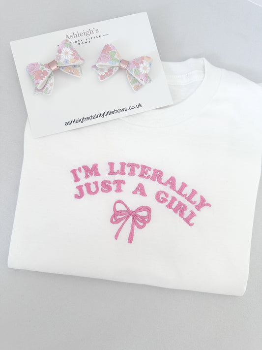 I’m just a girl T-shirt