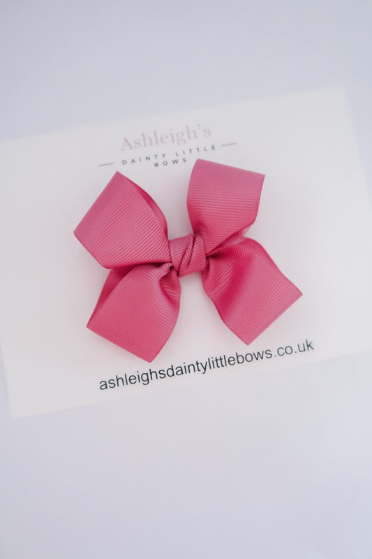 Dusky pink boutique bow