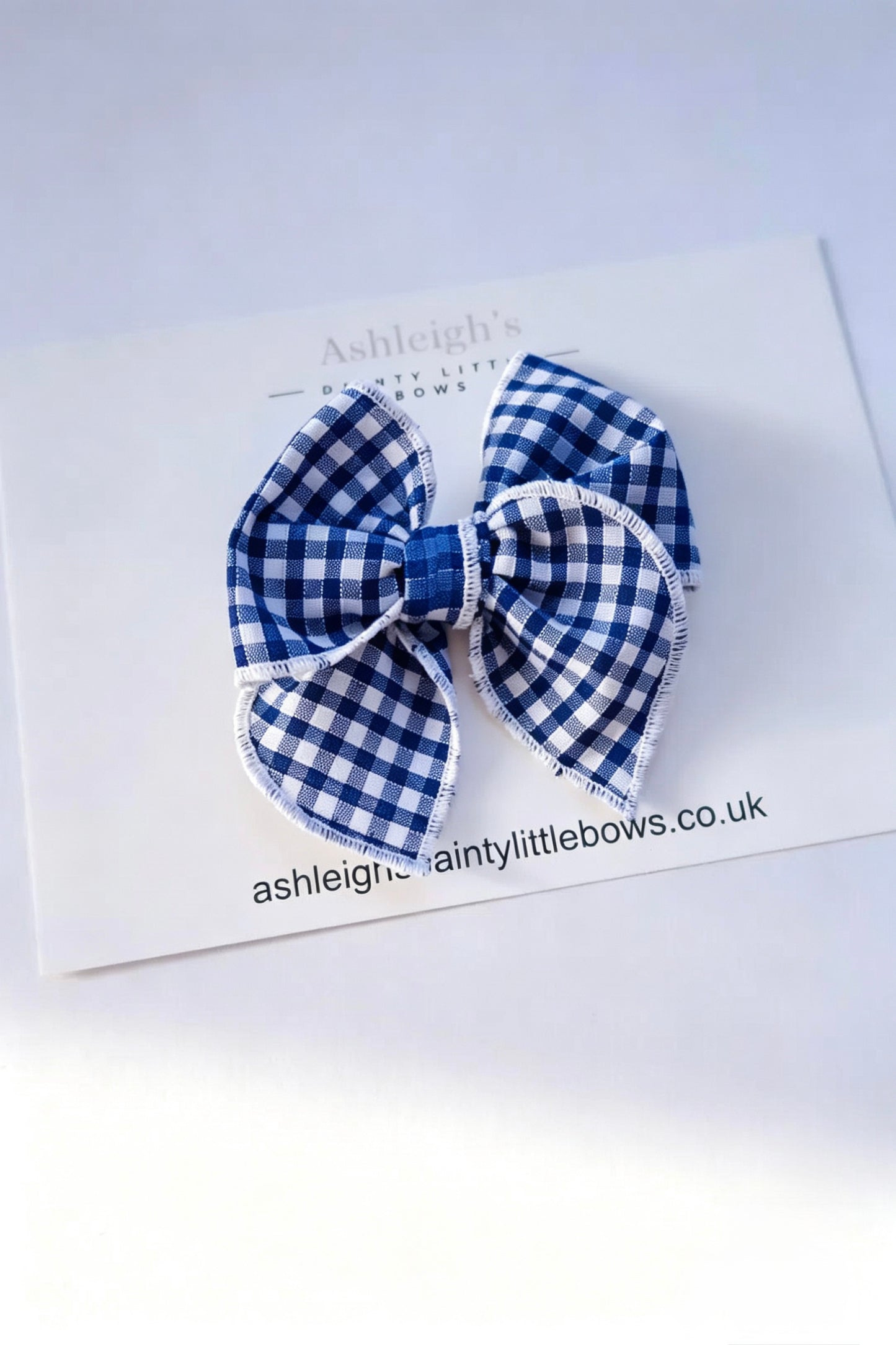 Fable gingham bow (9 colours available)