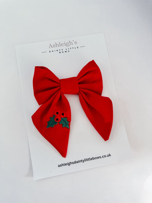 Holly sailor bow