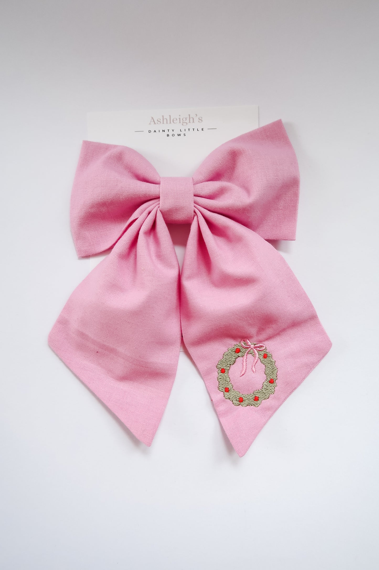 Pink wreath large sailor