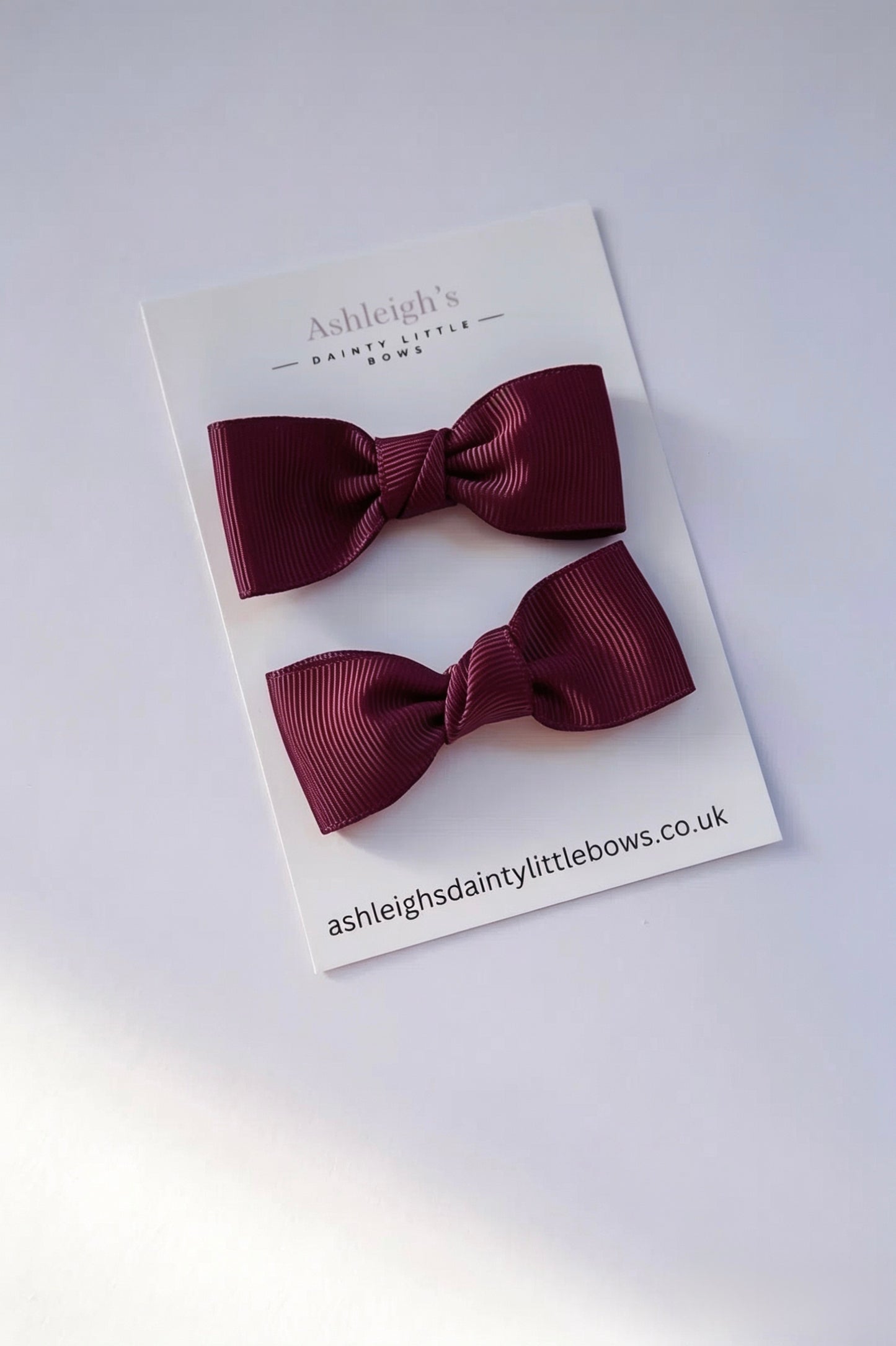 Pinch ribbon bow (9 colours available)