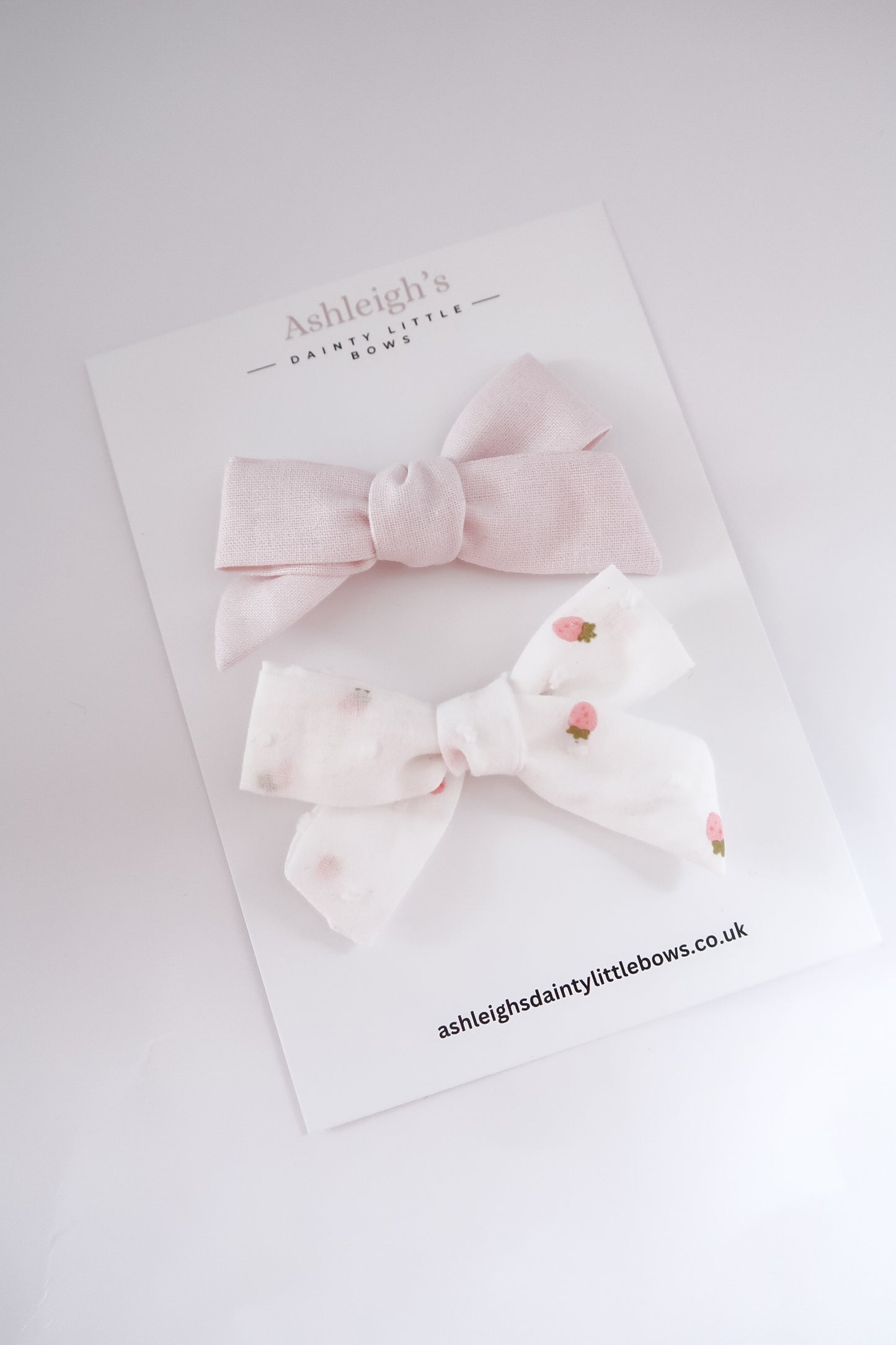 Strawberry Betsy bows