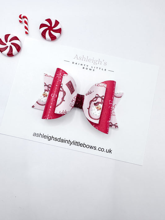 Pinkmas Dollie bow