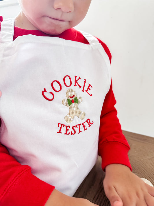 Cookie tester apron