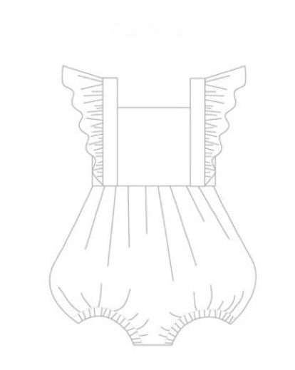 Bonnie ruffle romper