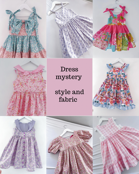 Mystery dress or romper and fabric  (no discounts to be used)