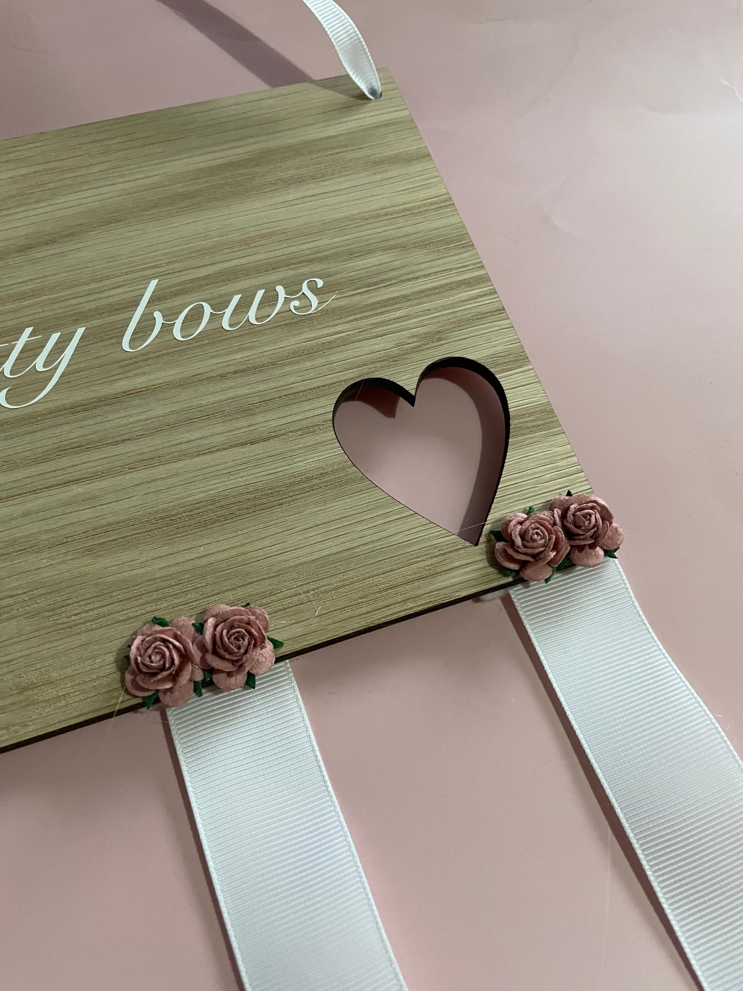 Personalised bow holder