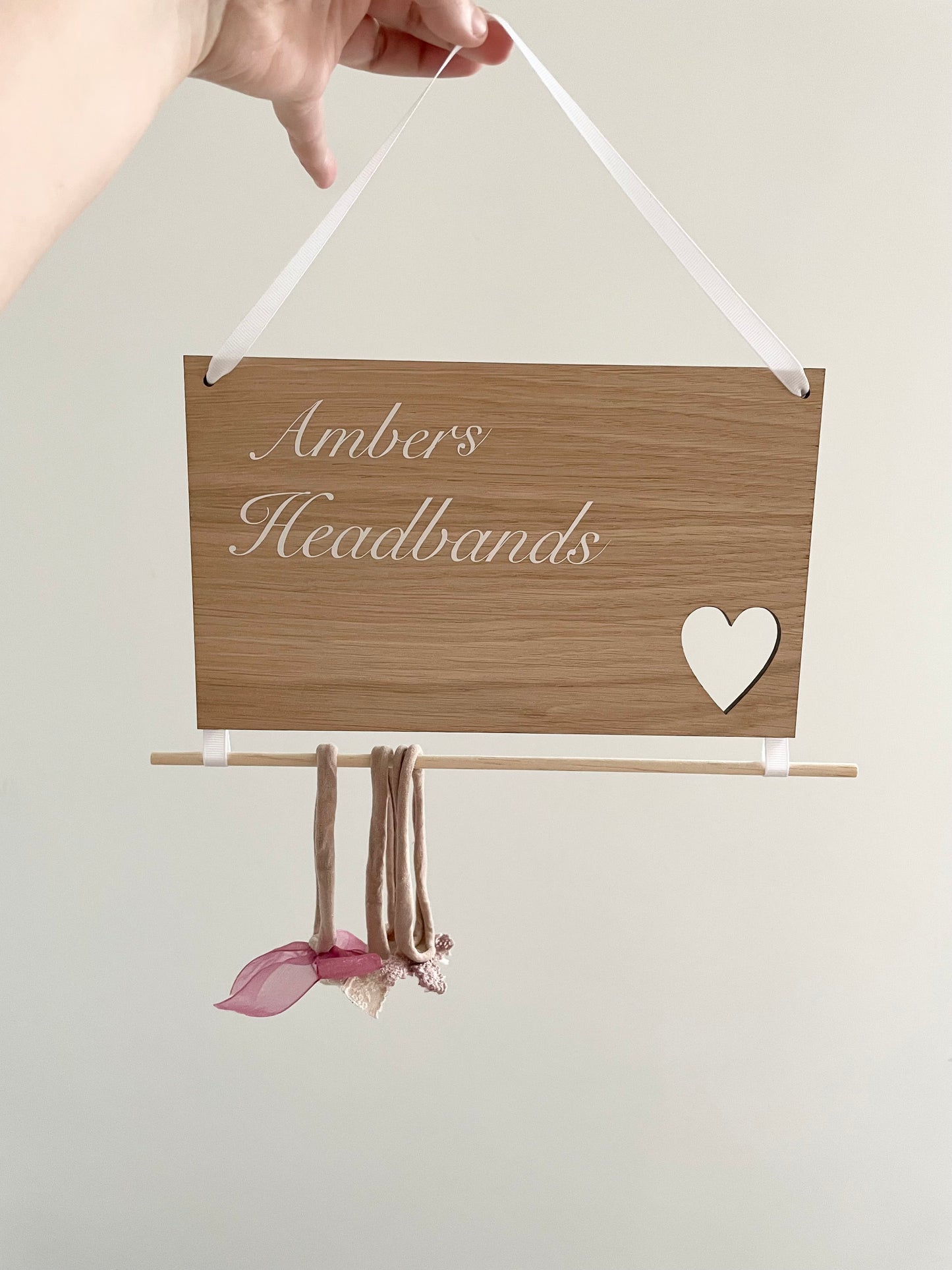 Personalised headband holder