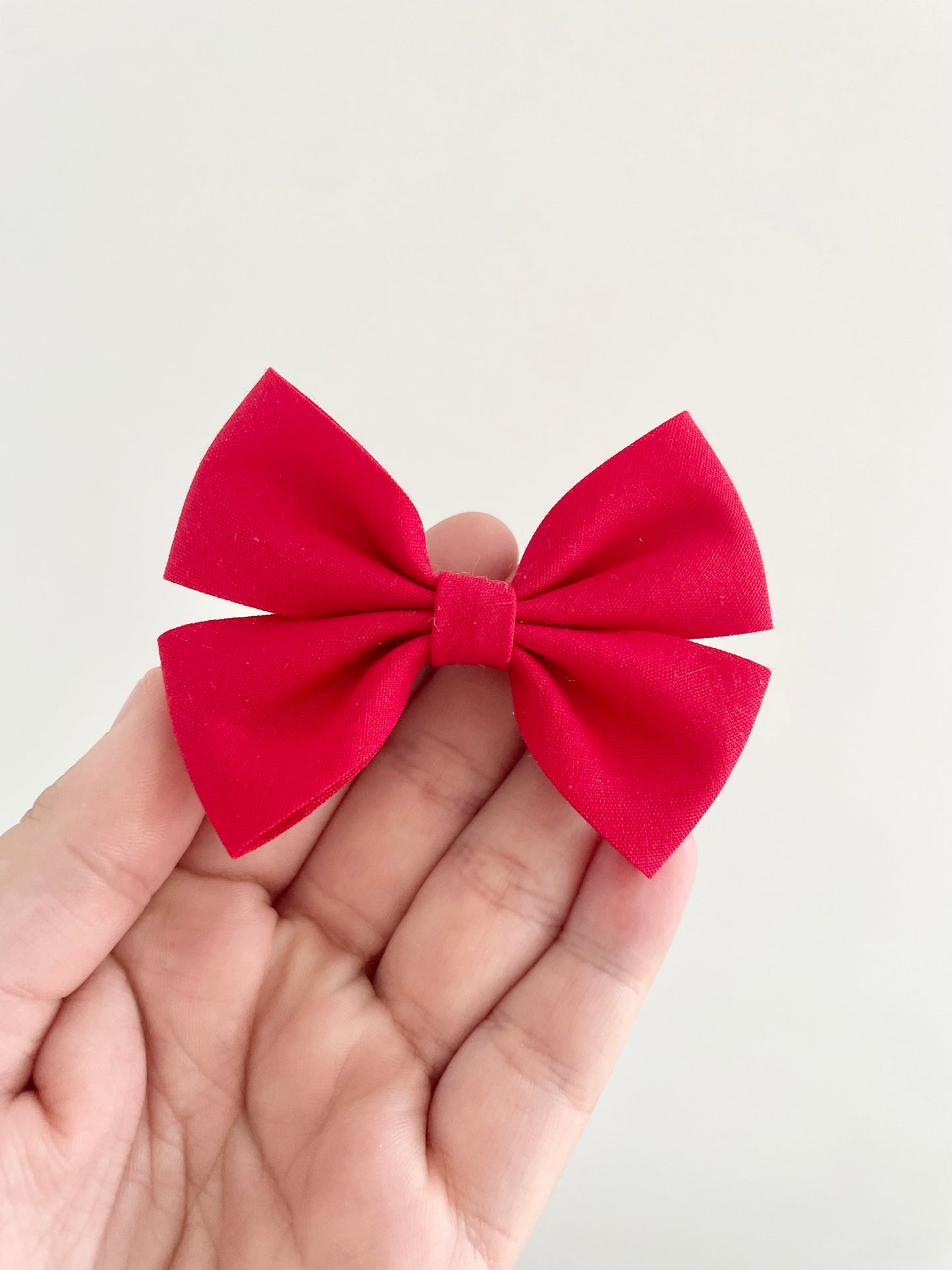 Timelessly classic bias binding red bow